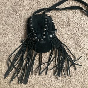 Ecote mini fringe bag